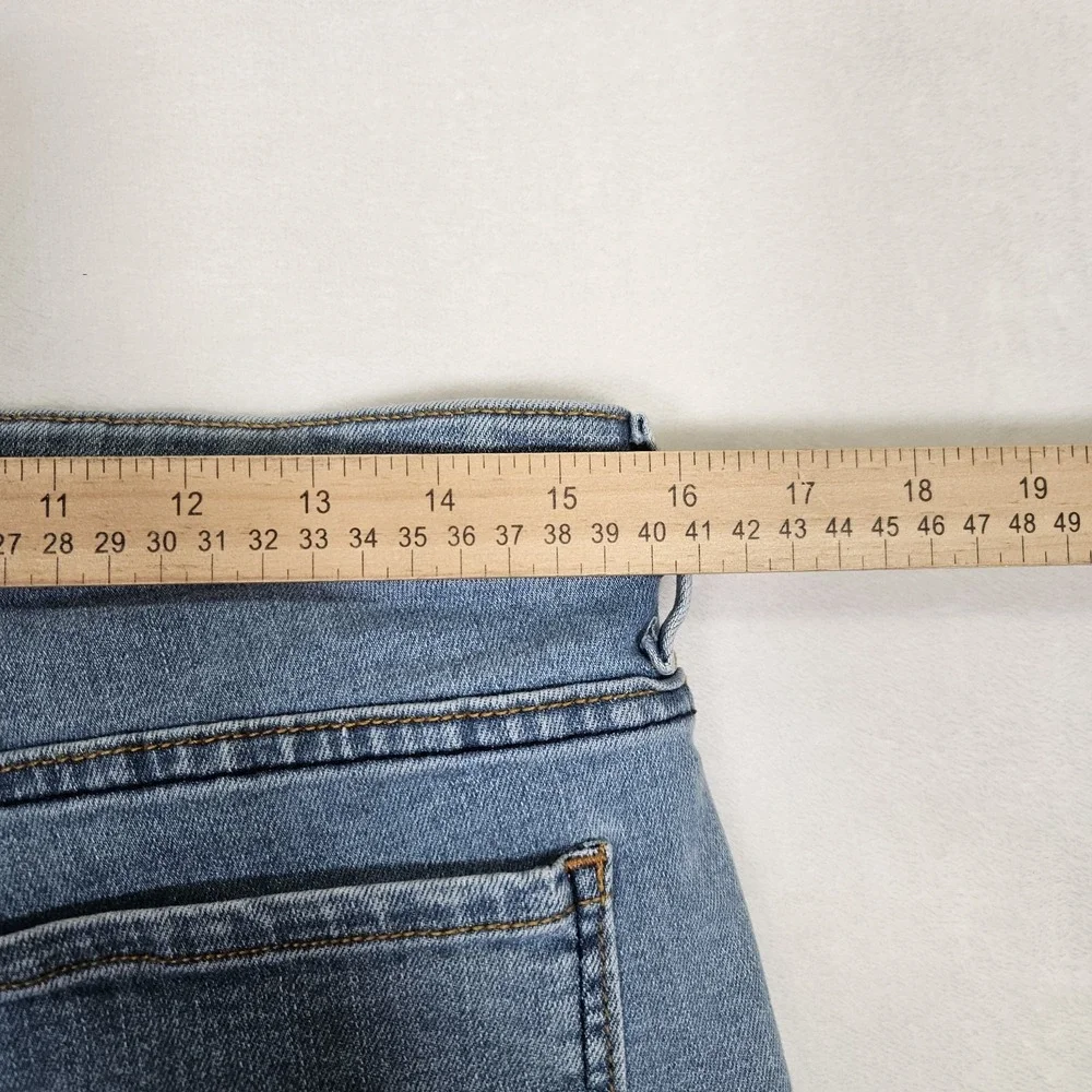 U-510 Xavier Jeans Pant 32x27* Light Blue Stretch Denim Stretch Eco Friendly - Picture 5 of 6